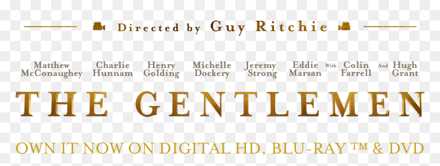 The Gentlemen - Orange, HD Png Download - movie credits png