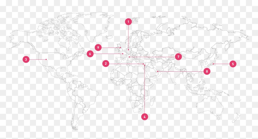 Transparent Fingerprints Png - Blank Map Of The World, Png Download - germany png