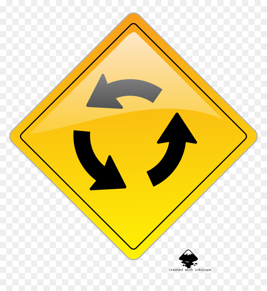Circular Intersection Warning Clip Arts - Anne Frank House, HD Png Download - warning icon png