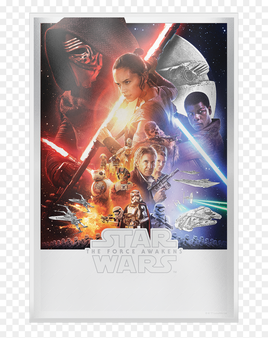 Ikniu620628 1 - โปสเตอร์ ส ตา ร์ วอ ร์, HD Png Download - star wars the force awakens png