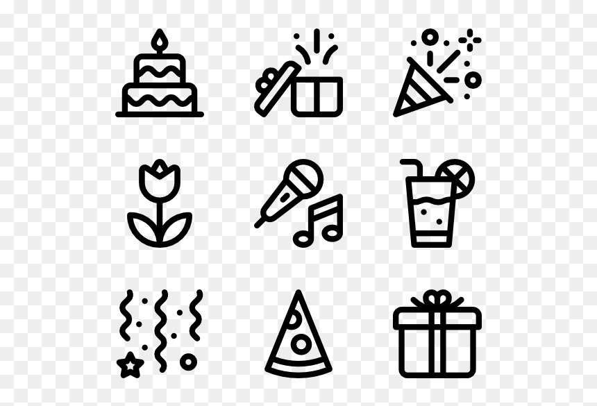 Surf Icon, HD Png Download - birthday icon png
