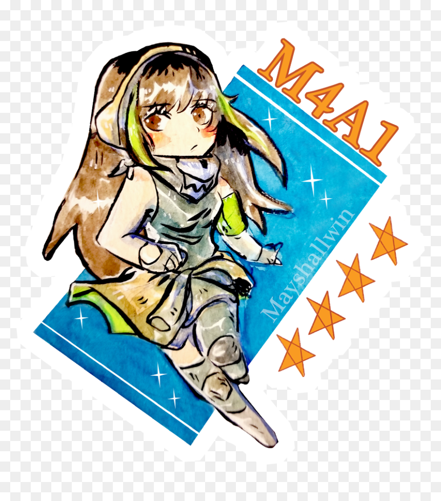 Cartoon, HD Png Download - m4a1 png