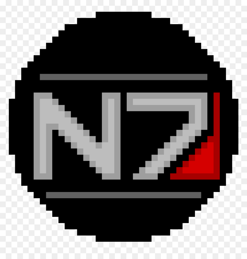 Pixel Art Donut, HD Png Download - n7 logo png