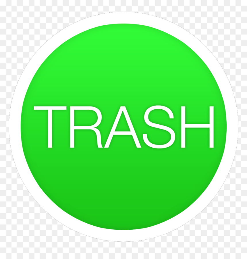 Circle, HD Png Download - trash icon png