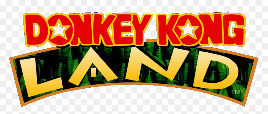 Donkey Kong Land Logo, HD Png Download - land png