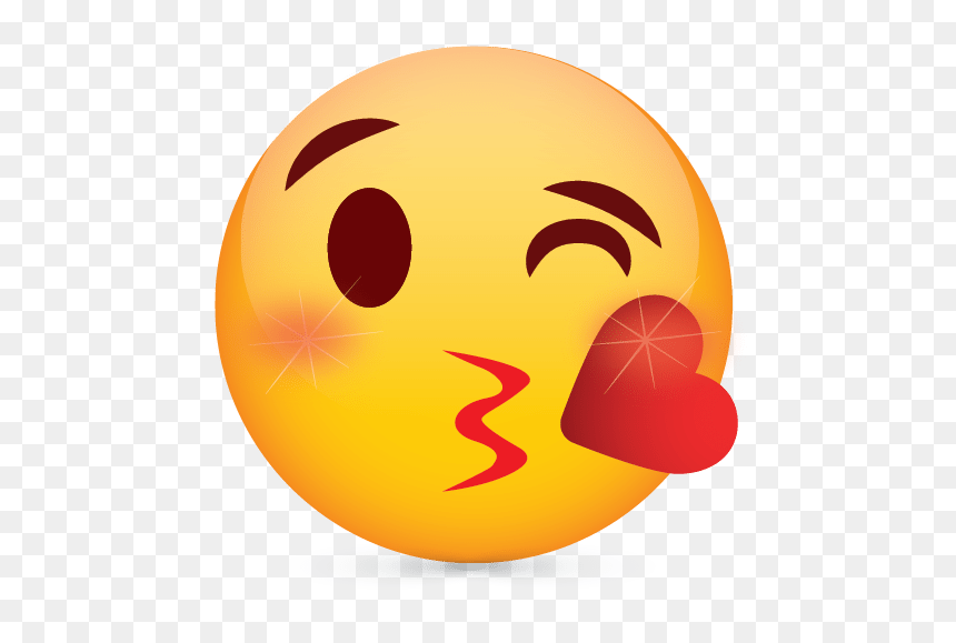 Kissing Emoji Png - Kiss Emoji, Transparent Png - kissing emoji png