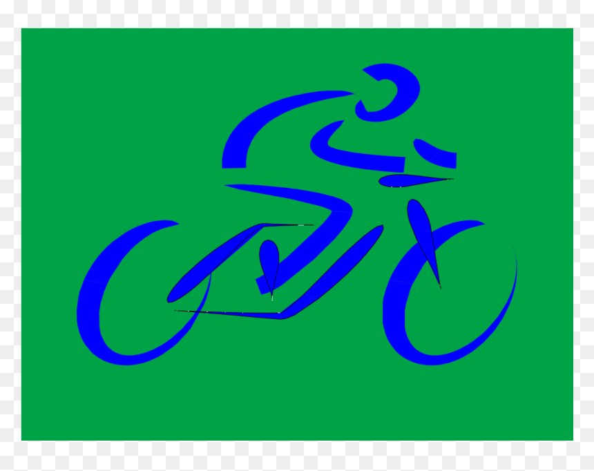 Charity Ride Svg Clip Arts - Hybrid Bicycle, HD Png Download - bike rider png