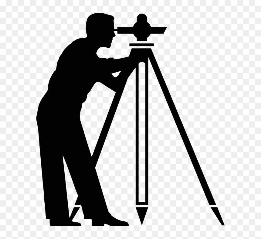 Image Free Library Surveyor Engineering Total Station - Find Distance In Theodolite, HD Png Download - land png