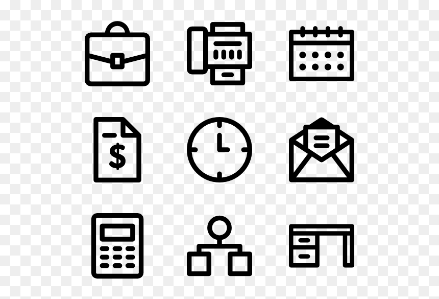 Copyright Icons, HD Png Download - office icon png
