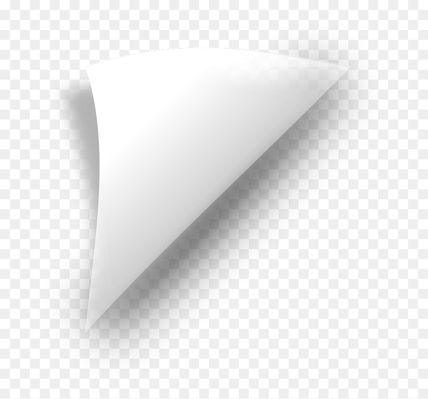 Page Png Hd - Shadow Page Curl Png, Transparent Png - torn page png