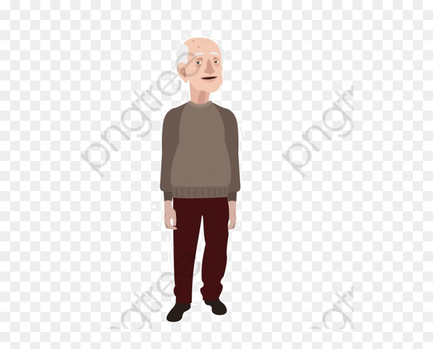 Hand Painted Grandfather - Older Person Icon, HD Png Download - old person png