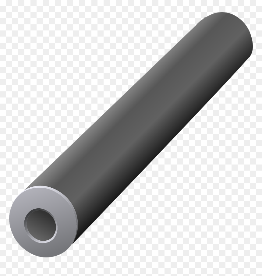 Silencer Clipart, HD Png Download - metal pipe png