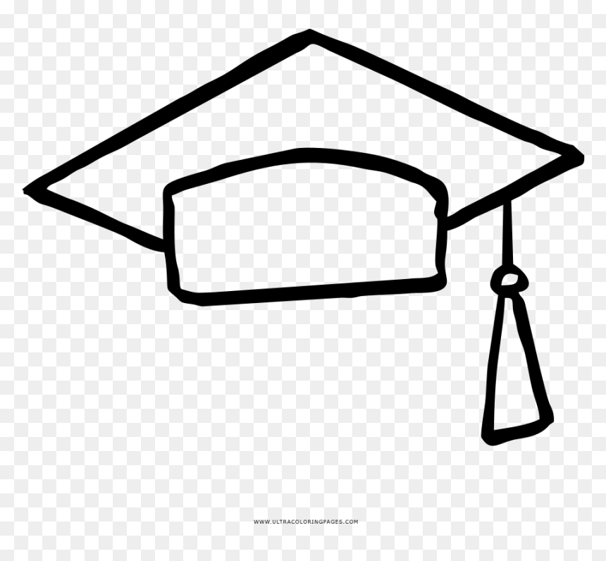 Birrete Página Para Colorear - Graduation Cap Drawing Png, Transparent Png - birrete png