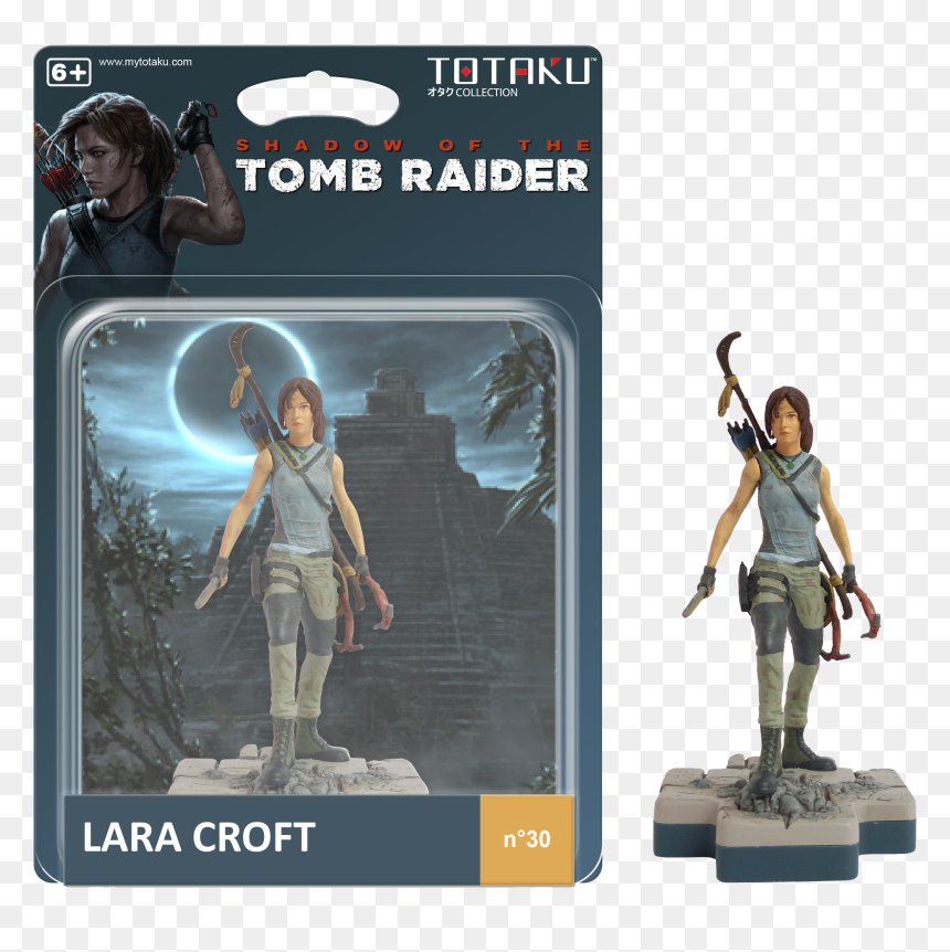 Lara Croft Totaku Figure, HD Png Download - tomb raider png