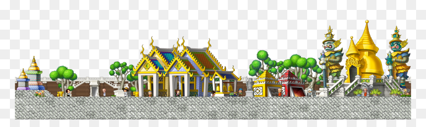 Temple Thai Png, Transparent Png - temple png
