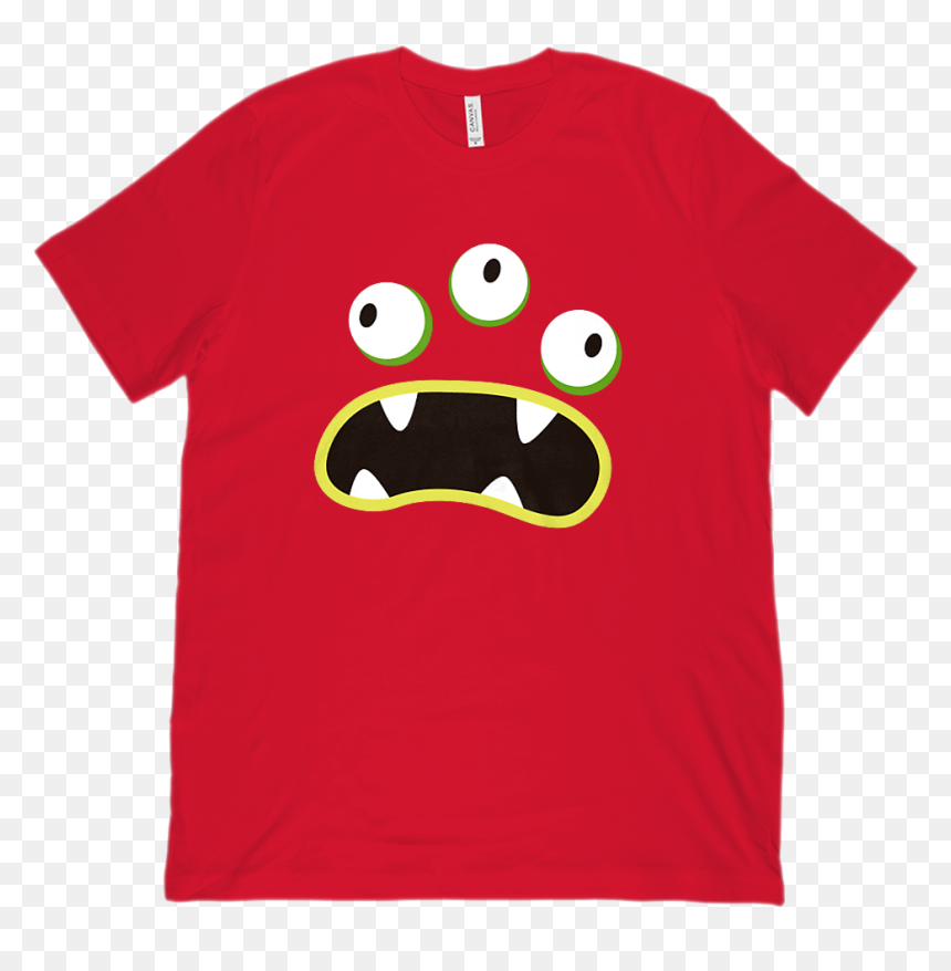 Triple Eyed Monster Teeth - Cartoon, HD Png Download - monster teeth png