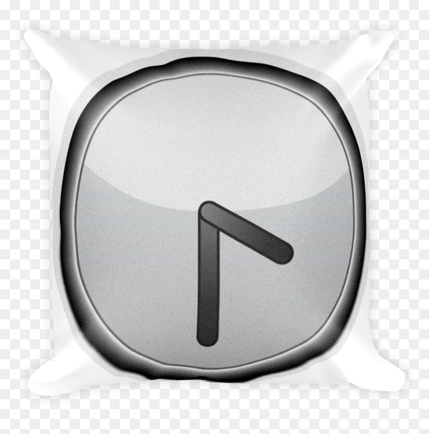 Clock Face Four Thirty-just Emoji - Throw Pillow, HD Png Download - clock emoji png