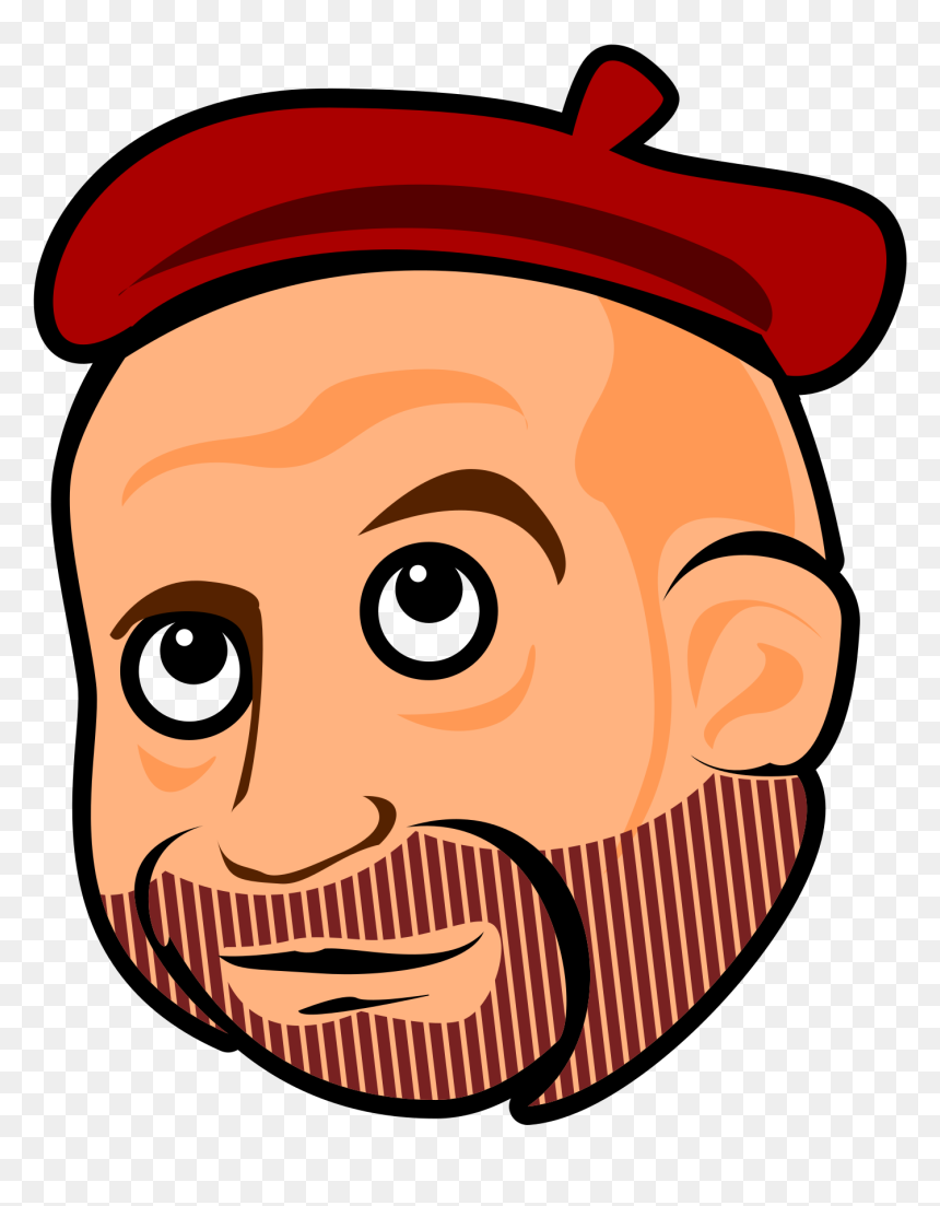 Hombre Con Boina - Boina Caricatura, HD Png Download - hombre png