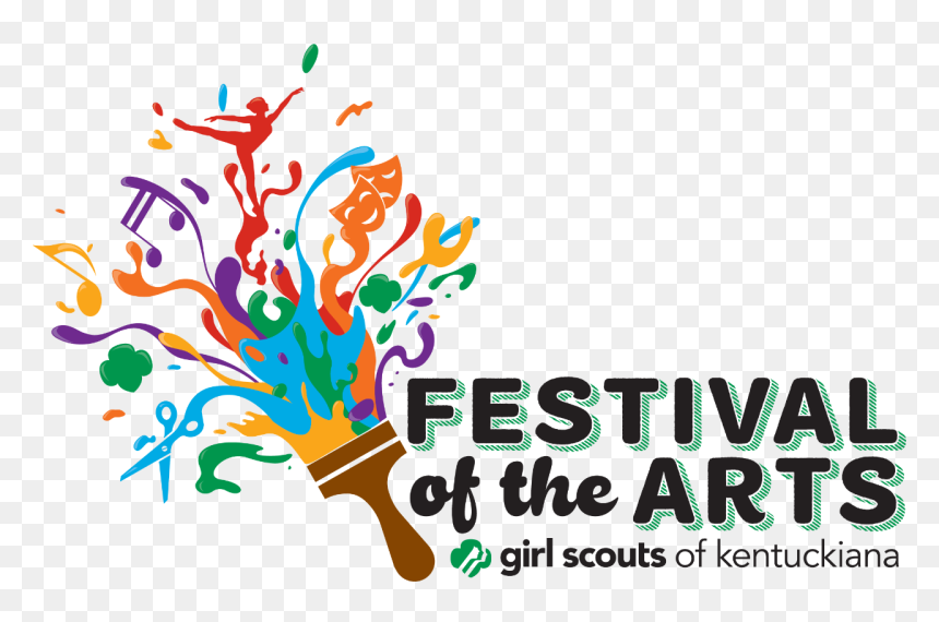 Festival Of The Arts Logo - Girl Scouts Of The Usa, HD Png Download - girl scout png