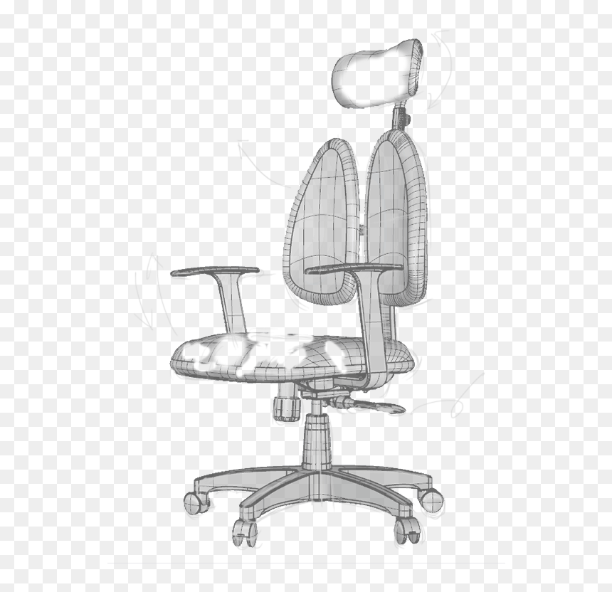 Drawing Chairs Office Chair - Office Chair, HD Png Download - office chair png