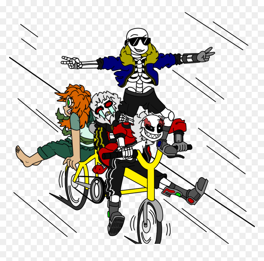 Bike Uf Gang - Illustration, HD Png Download - gang beasts png