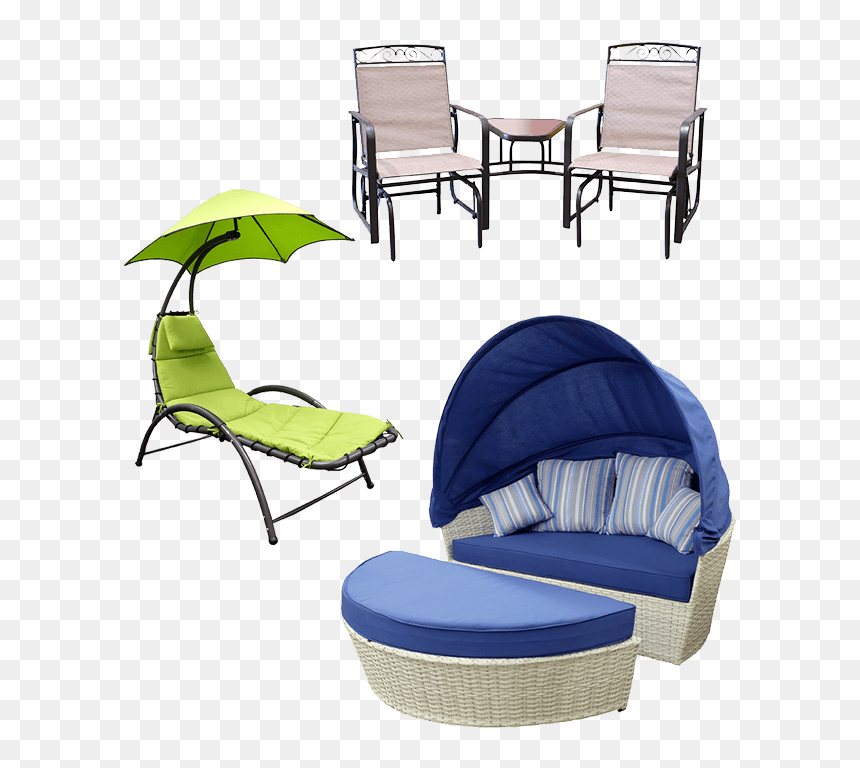 Transparent Outdoor Furniture Png - Garden Furniture, Png Download - office chair png