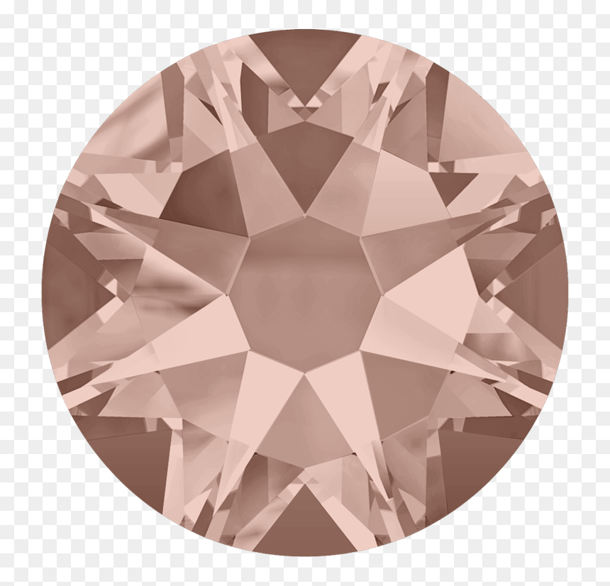 Light Rose Swarovski Crystal, HD Png Download - vintage rose png