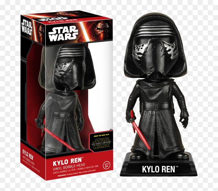 Star Wars The Force Awakens - Kylo Ren Bobblehead, HD Png Download - star wars the force awakens png
