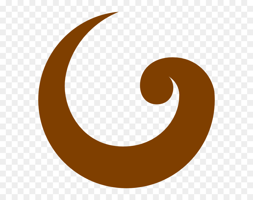 Swirl Clipart Brown - Clip Art, HD Png Download - simple swirls png
