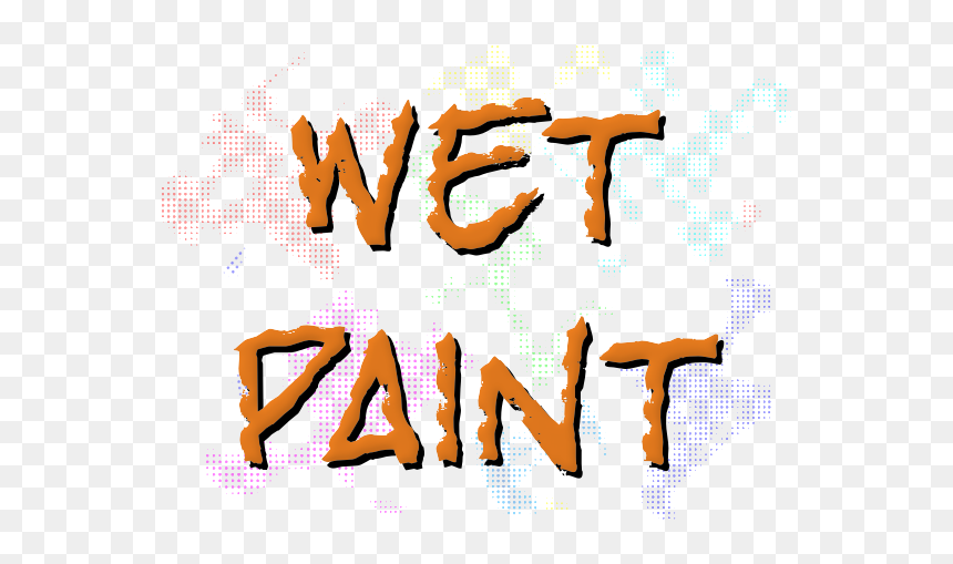 Wet Paint - Calligraphy, HD Png Download - paint line png