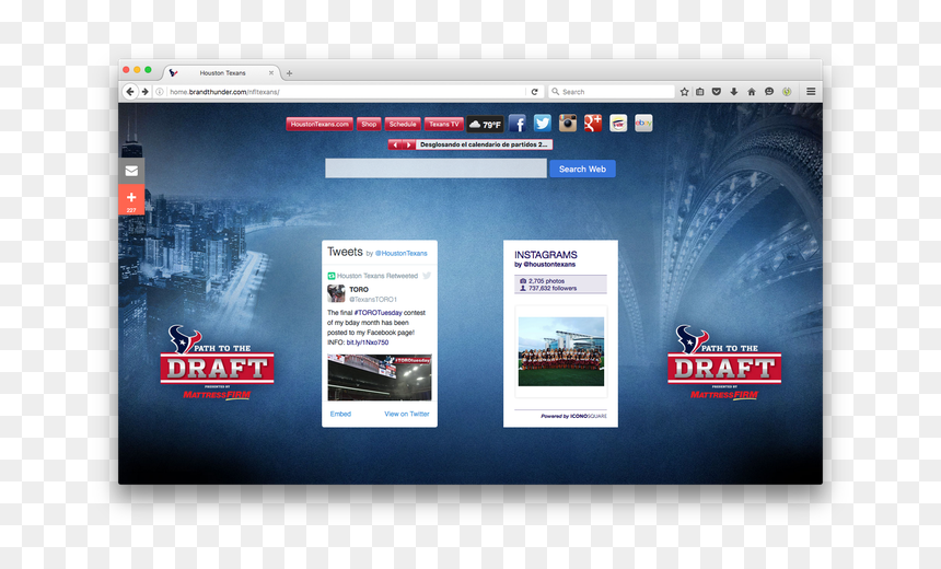 Houston Texans New Tab - Auditorium Theatre Chicago, HD Png Download - houston texans png