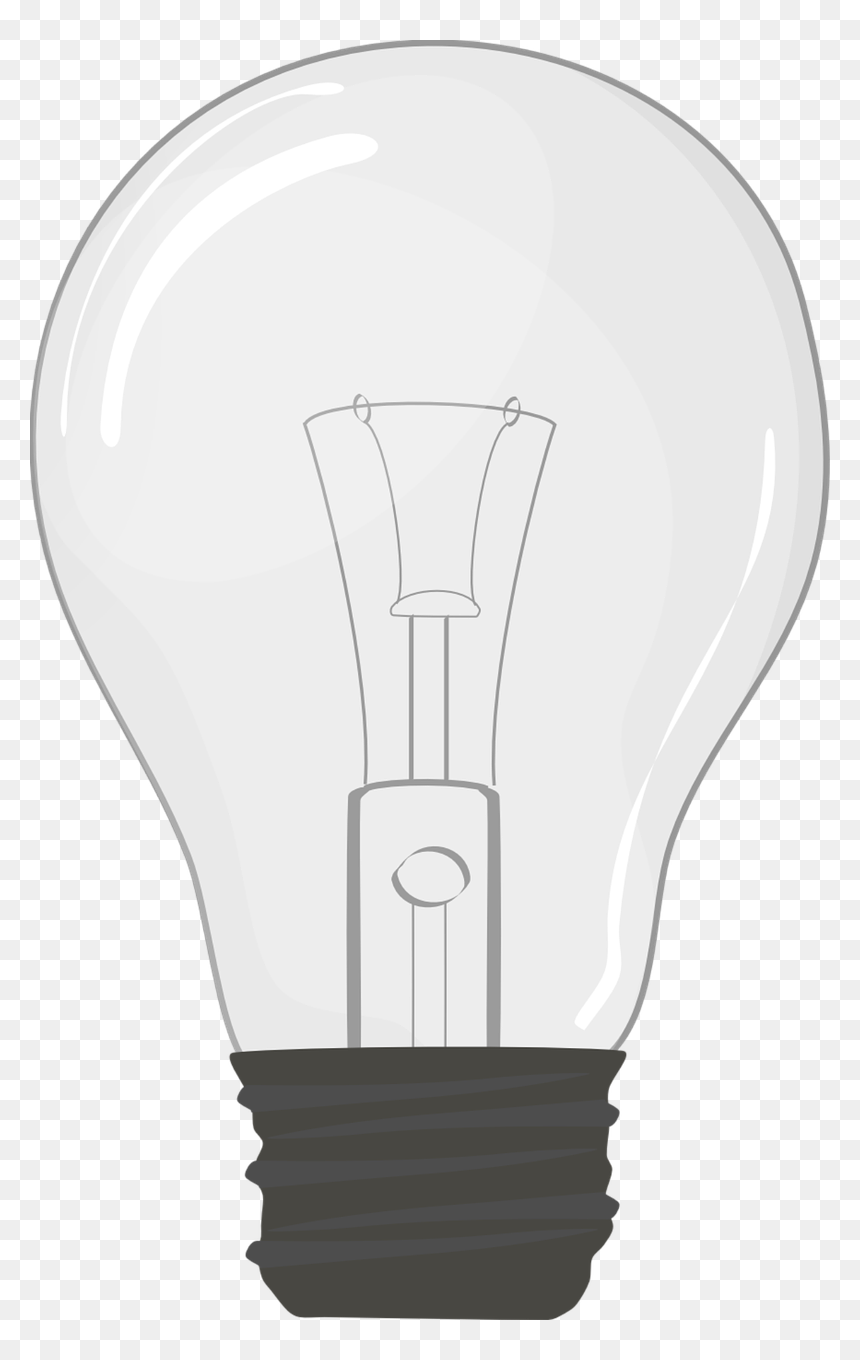 Incandescent Light Bulb, HD Png Download - light bulb idea png