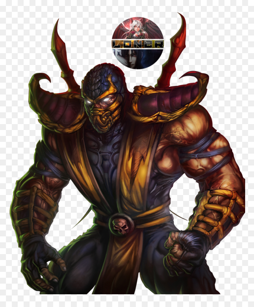 Mortal Kombat X Scorpion Mortal Kombat - Scorpion Mortal Kombat Fan Art, HD Png Download - mortal kombat scorpion png