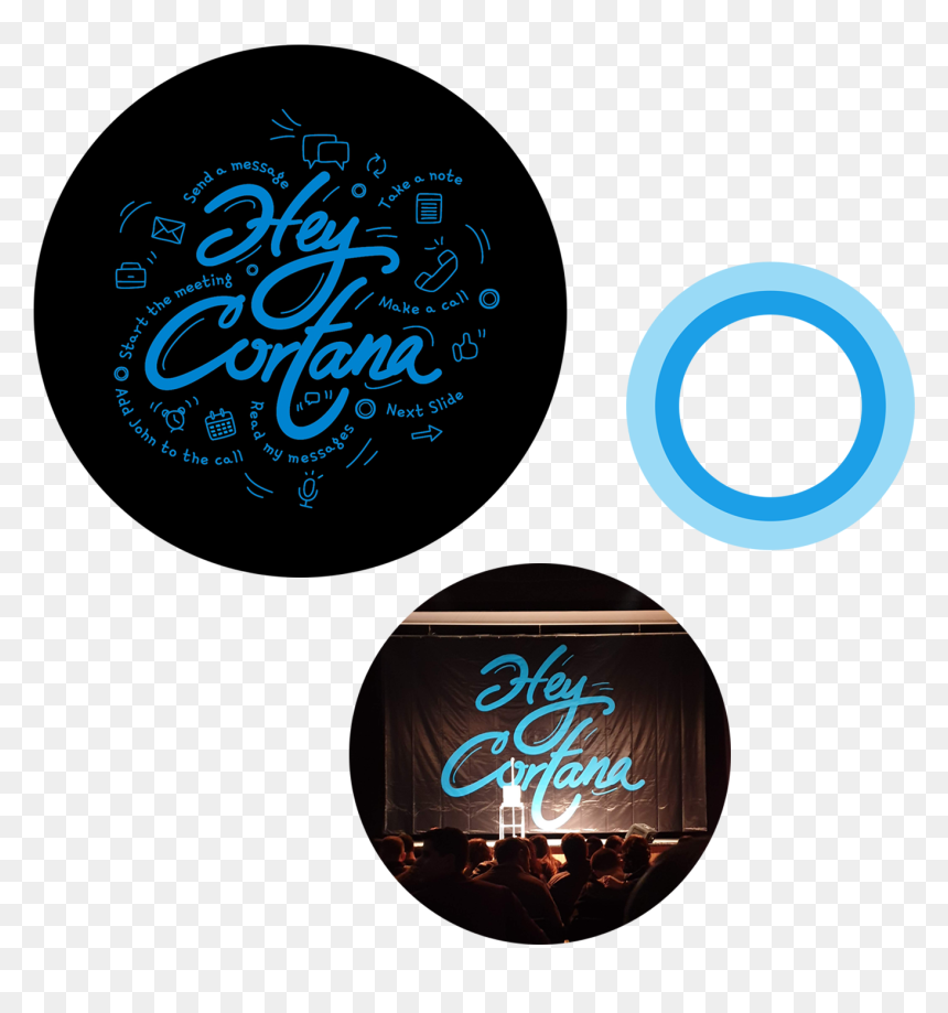 Circle, HD Png Download - cortana png
