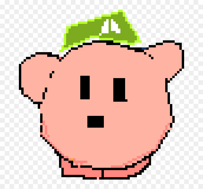 Pixel Art , Png Download - Elena, Transparent Png - luigi hat png