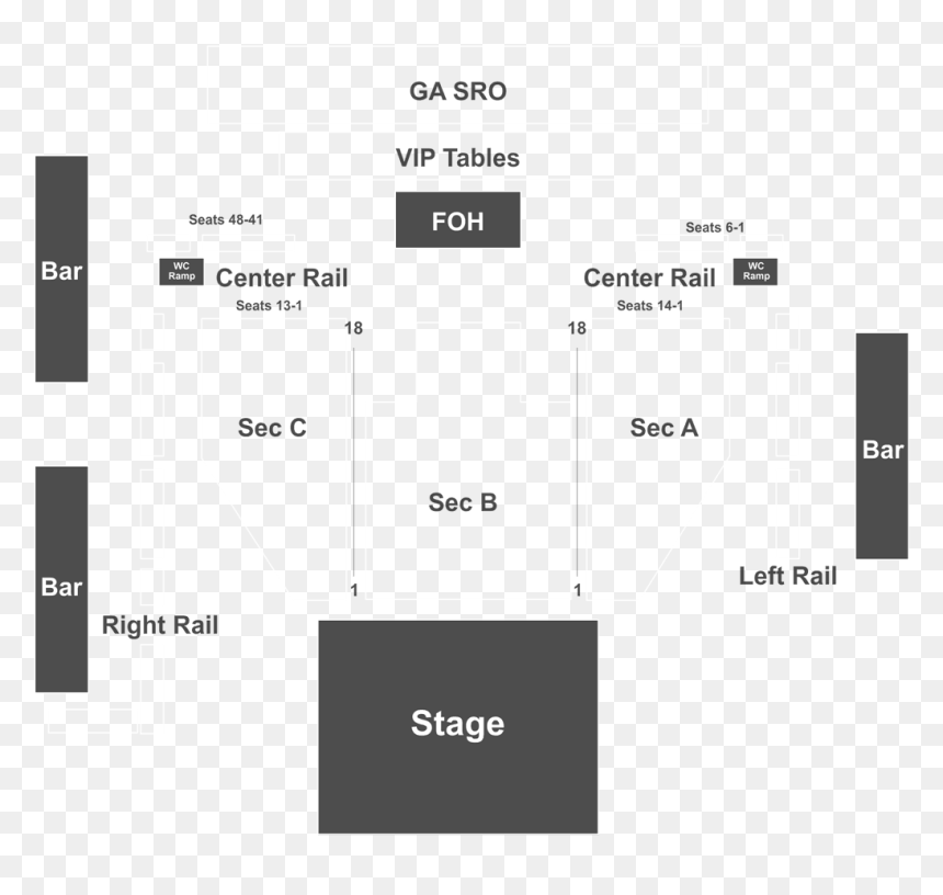 Seating Chart South Side Ballroom Events, HD Png Download - deadmau5 png