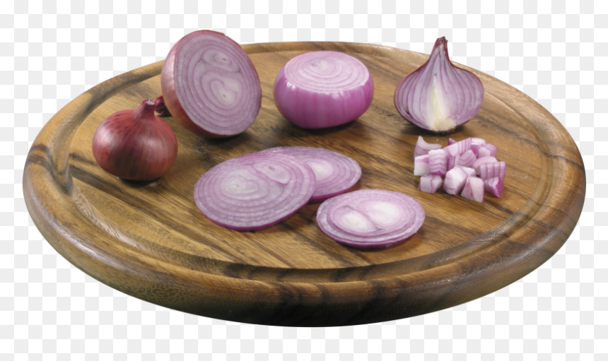 Sliced Onions On Board , Png Download - Red Onion, Transparent Png - onions png