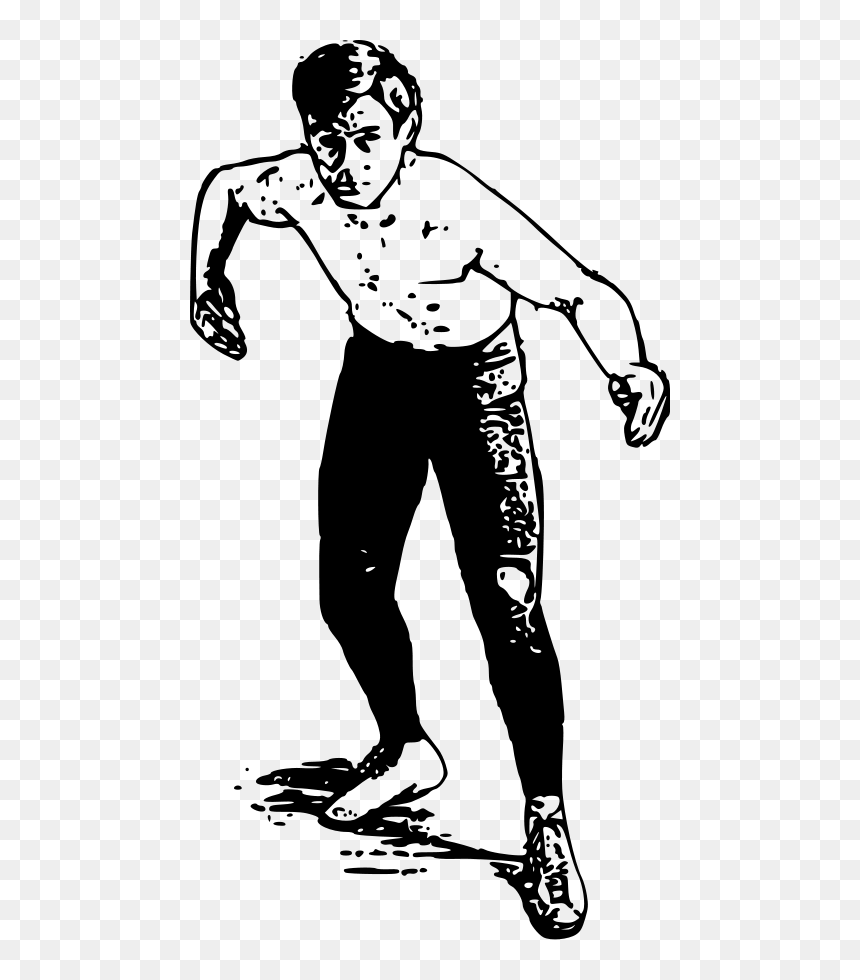 Vintage Wrestler Svg Clip Arts - Wrestler Vector Art, HD Png Download - wrestler png