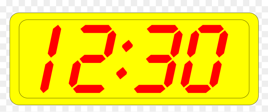 Digital Clock, HD Png Download - clock emoji png