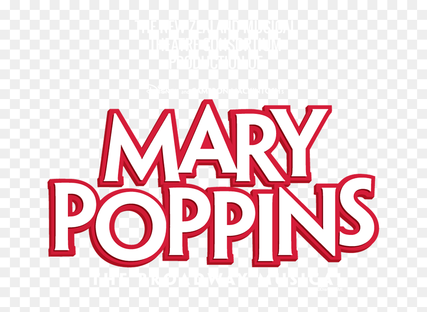 The New Zealand Musical Theatre Consortium Production - Mary Poppins Movie Logo, HD Png Download - mary poppins png