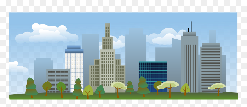 Cities Clip Art, HD Png Download - city scape png