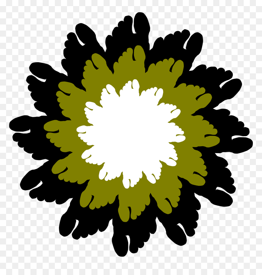 Foot Silhouette, HD Png Download - flower pattern png