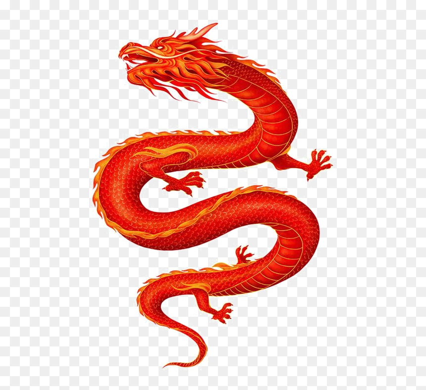 Chinese Dragon Png, Transparent Png - fire dragon png