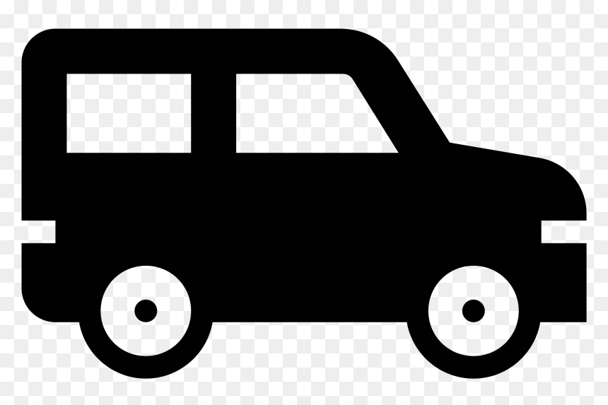 Jeep Filled Icon, HD Png Download - suv png