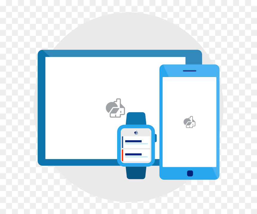 Image Of A Tablet, Watch And Phone, HD Png Download - nationwide logo png