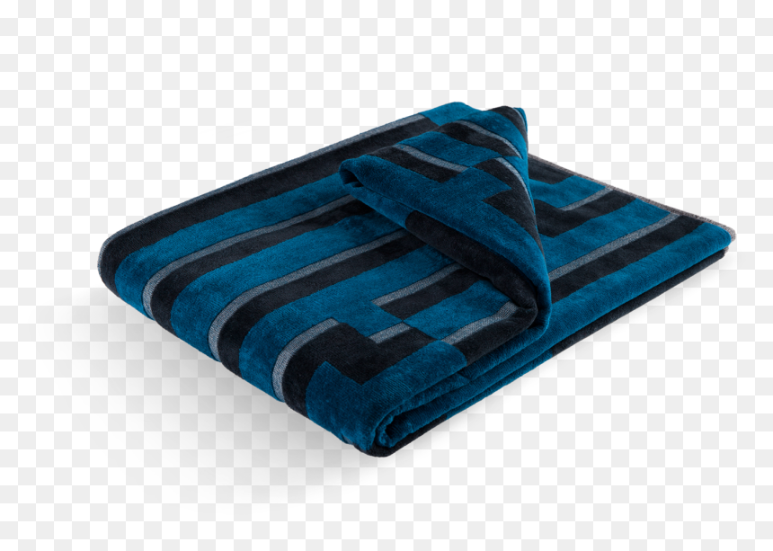 Dark Blue Waves Folded - Mattress, HD Png Download - beach waves png