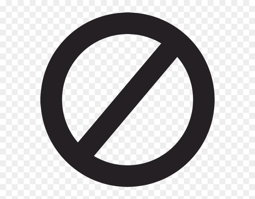 Transparent Claw Slash Png - Circle, Png Download - circle slash png