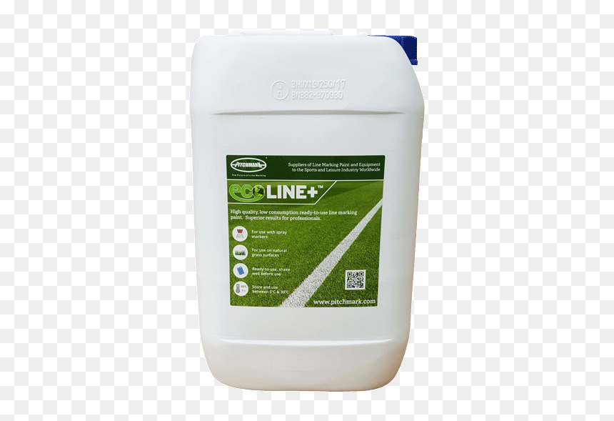 Image Of A 10 Litre Plastic Drum Of Ecoline Blue Line - Pitch, HD Png Download - paint line png
