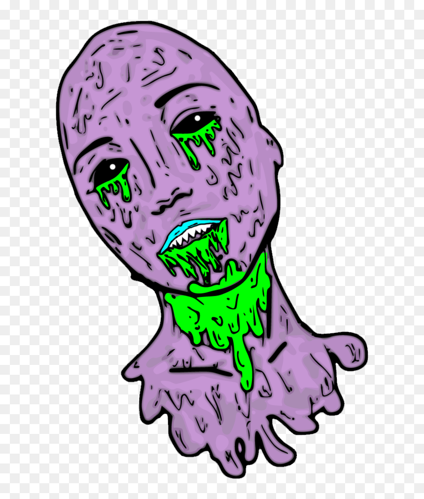 Thumb Image - Grime Art Zombie Png, Transparent Png - zombie girl png