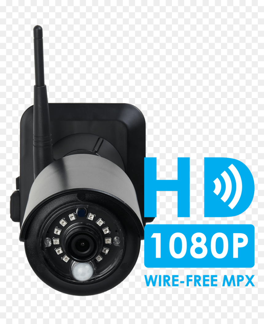 Wire Free Battery Operated Dvr 1080p Security Camera - 1080p, HD Png Download - surveillance camera png